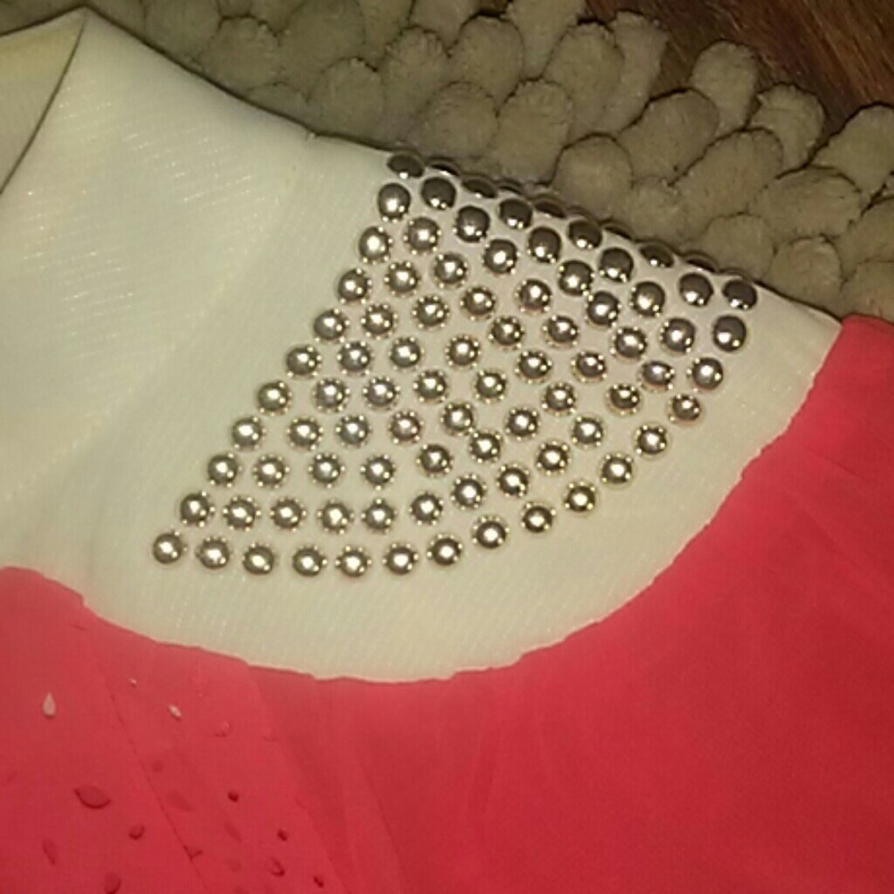 QuarterSlv ColorBlock Top - Picture 5 of 6